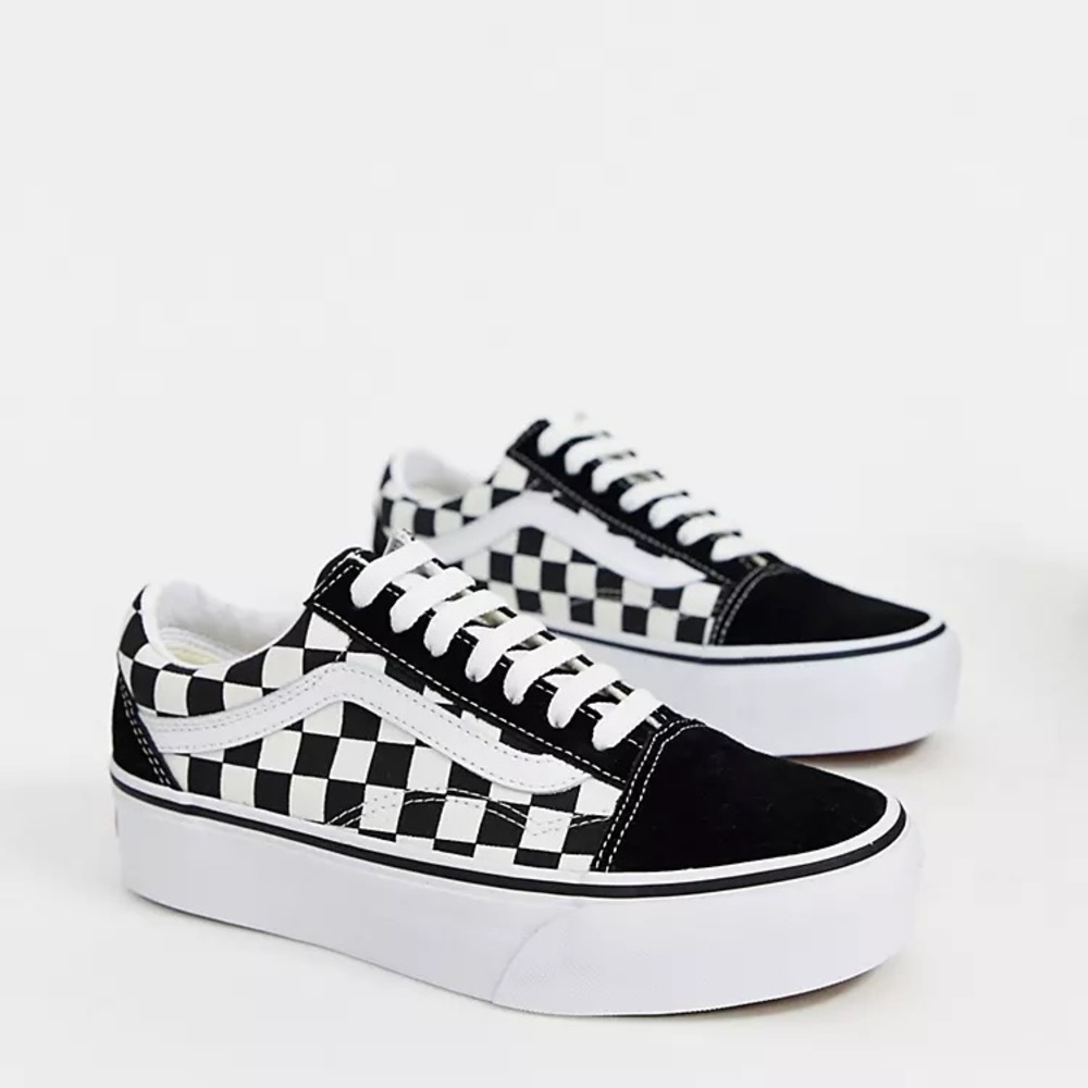 Vans Old Skool Platform Checkerboard